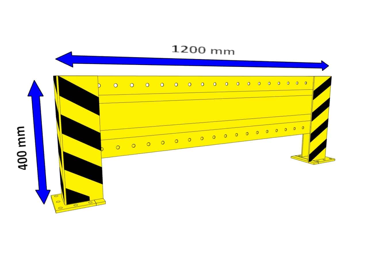 Anfahrschutzleitplanke